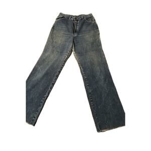 1970s Rustler Distressed Wide Leg Denim Jeans Medium Wash / Women’s Medium *